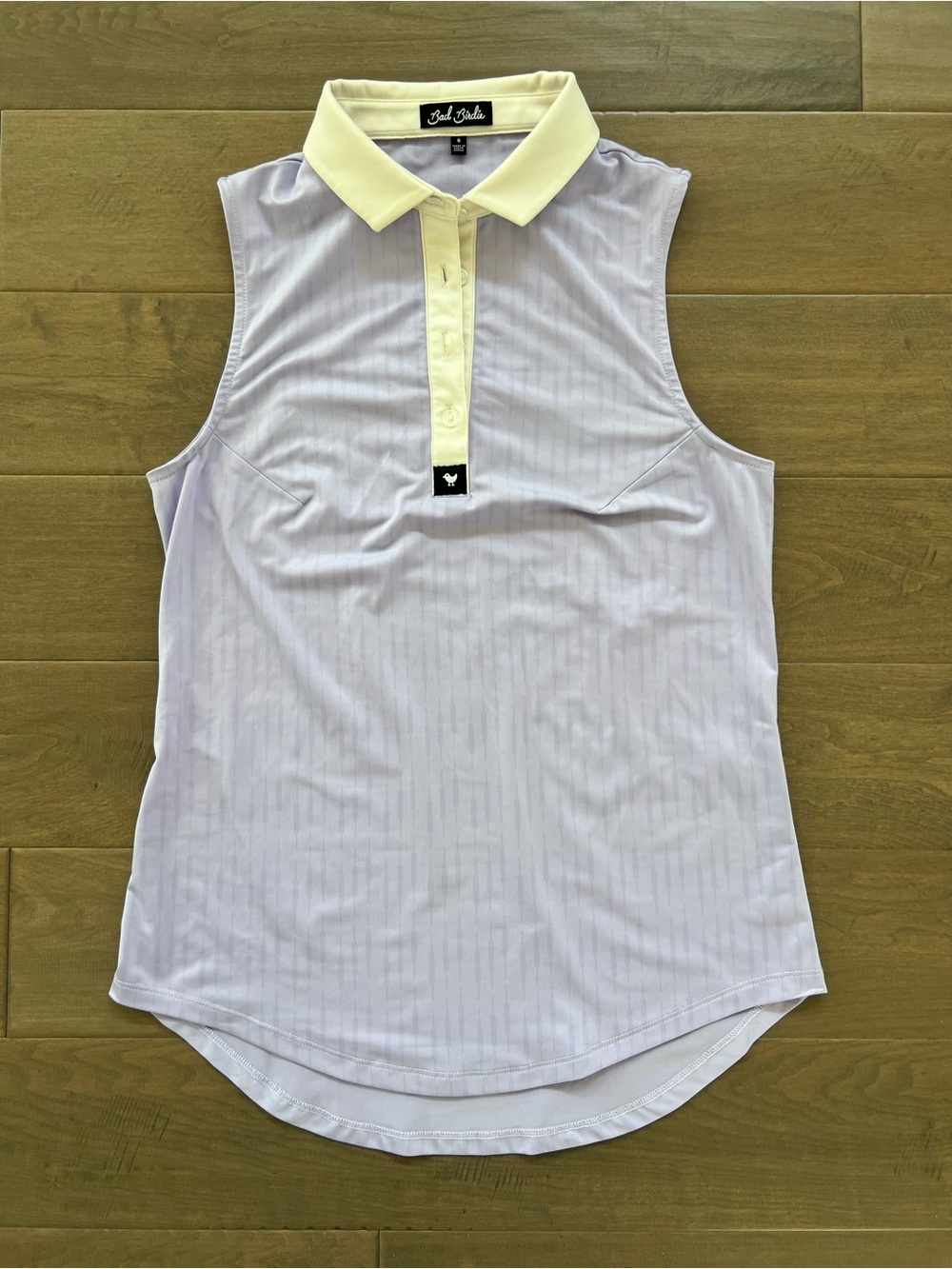 Bad Birdie Sleeveless Golf Polo in Lilac